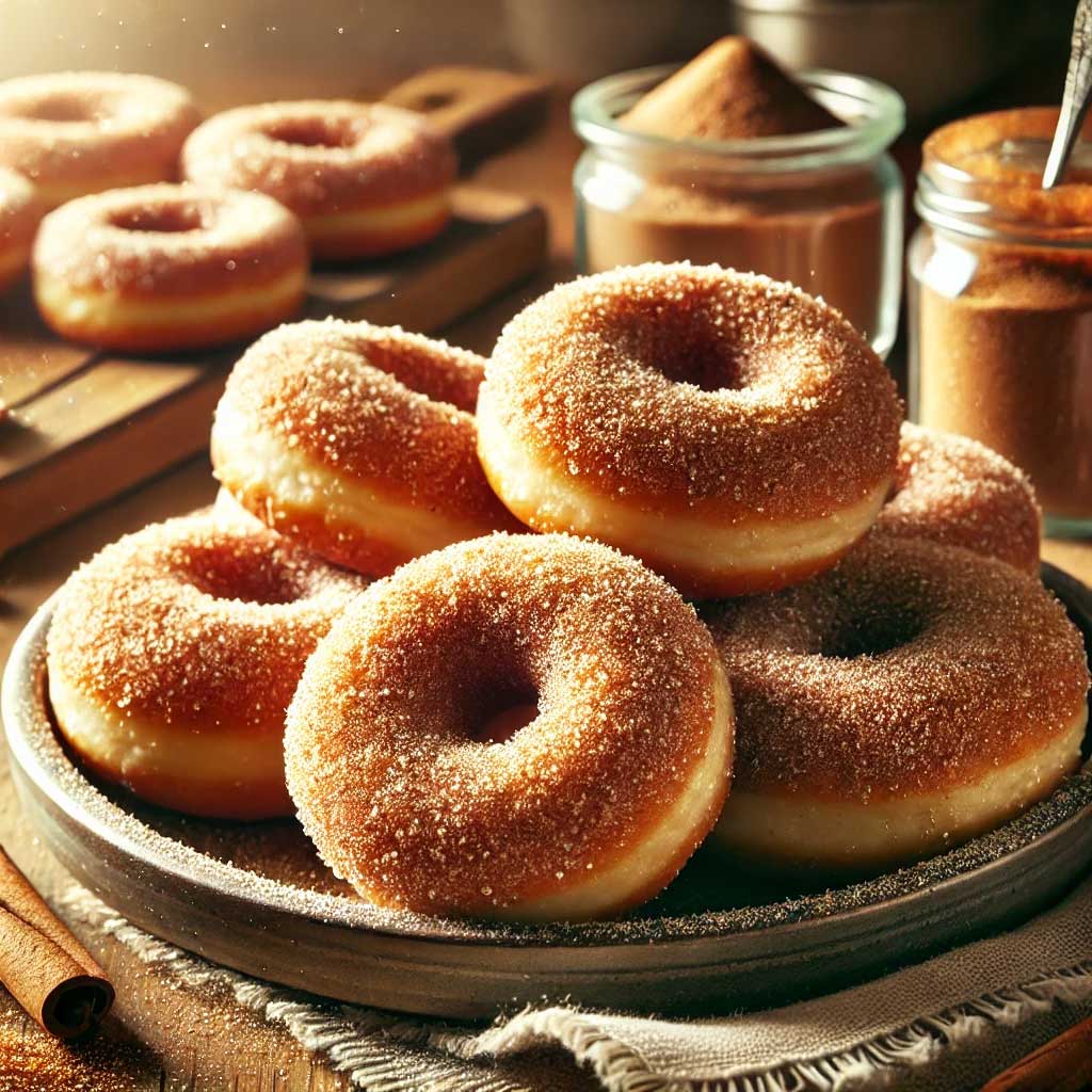 Delicious Cinnamon Sugar Donuts and Pastries Recipe