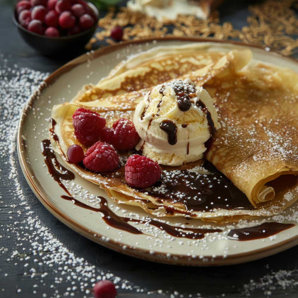 Sweet French Crepes with Kotasty Honey Butter Seasoning