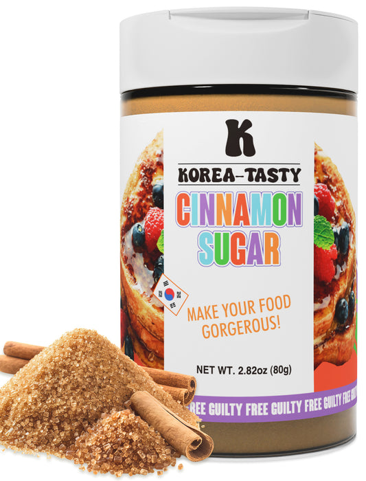 Kotasty Cinnamon Sugar Seasoning, Authentic South Korean Flavor, 2.82 oz